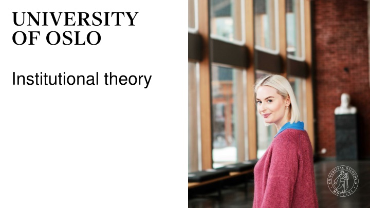 Institutional Theory and Organizations