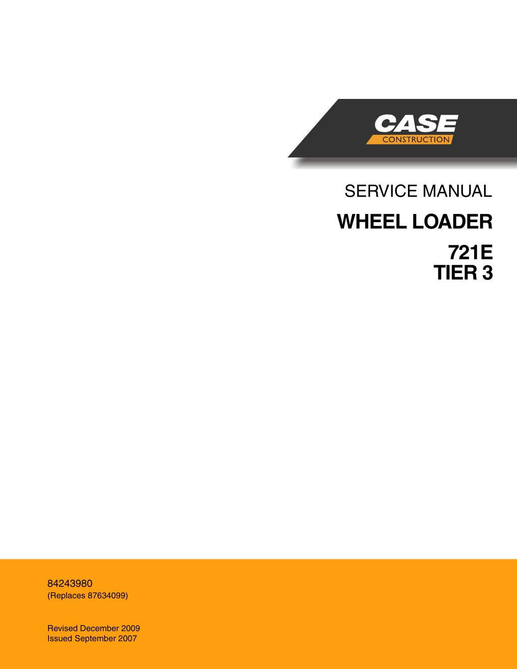 service manual wheel loader l.w