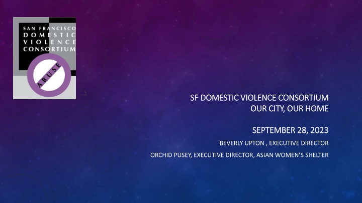 Addressing Gender-Based Violence and Homelessness in San Francisco