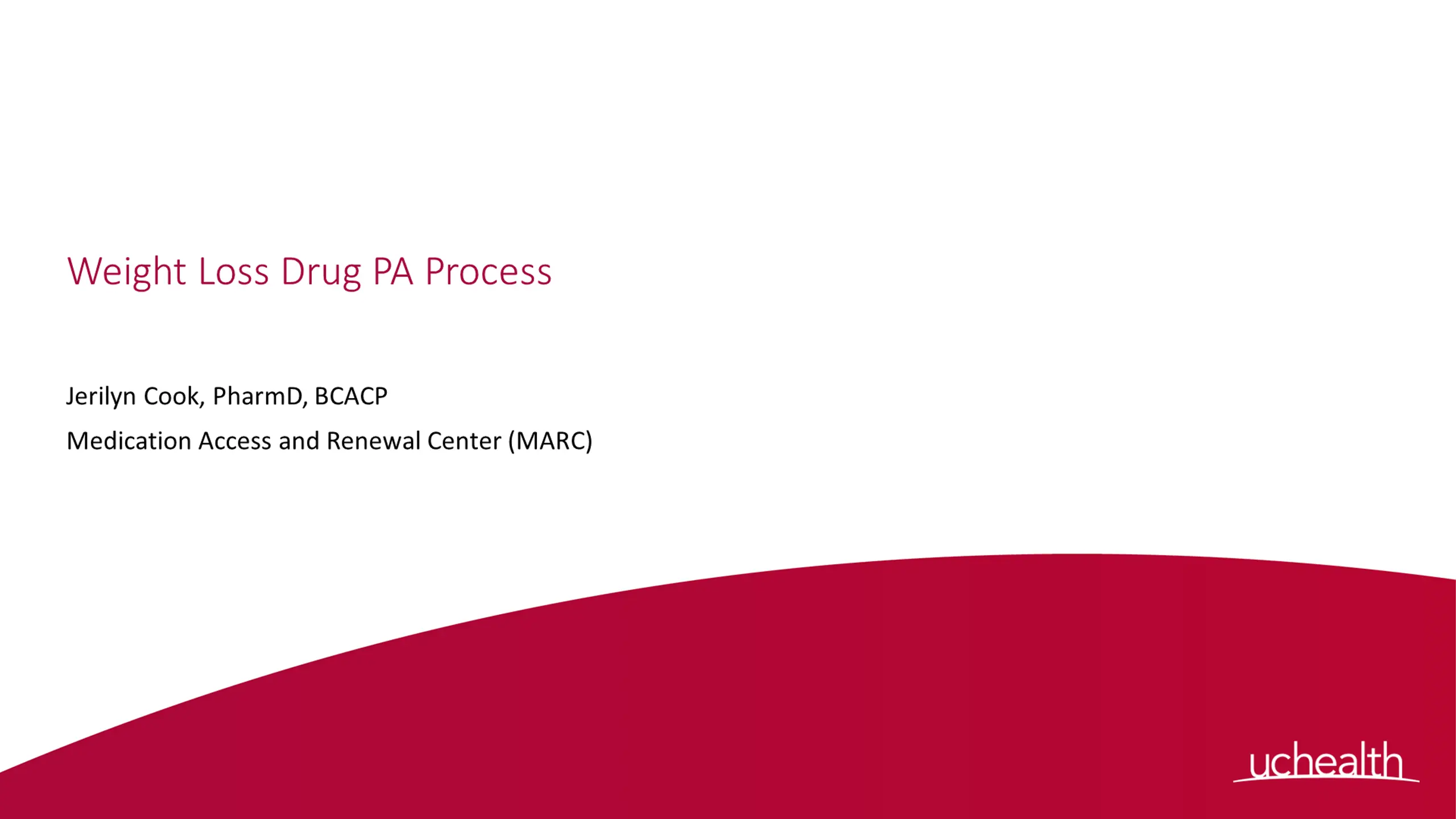 Weight Loss Drug PA Process