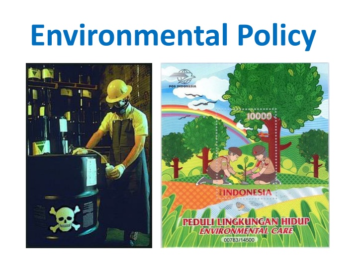 The Intersection of Economics and Environmental Policy
