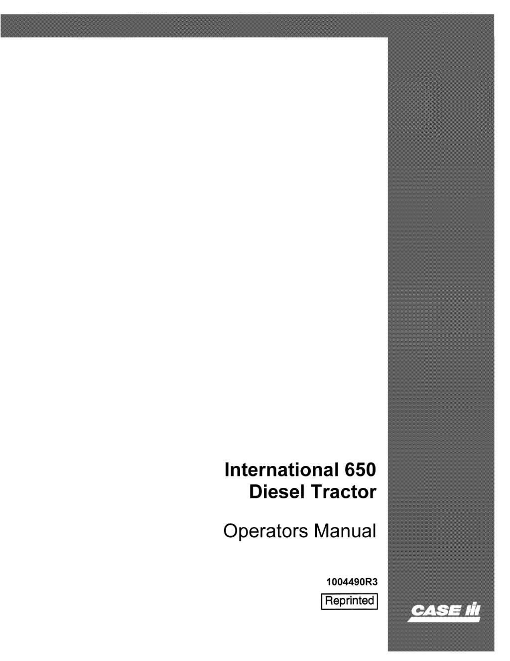 international 650 diesel tractor l.w