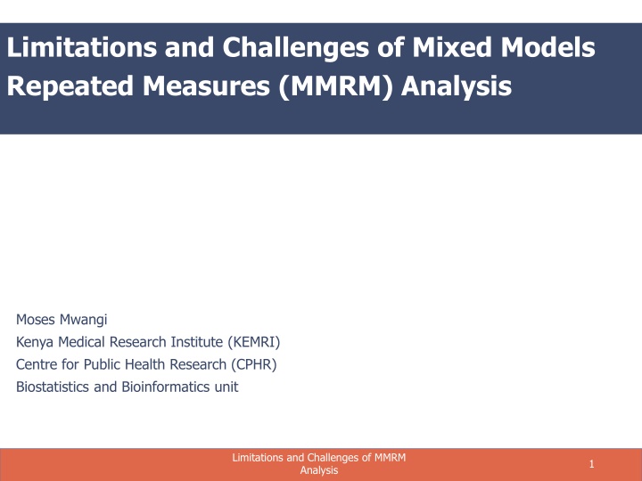 Challenges in MMRM Analysis: Insights from Biostatistics Research