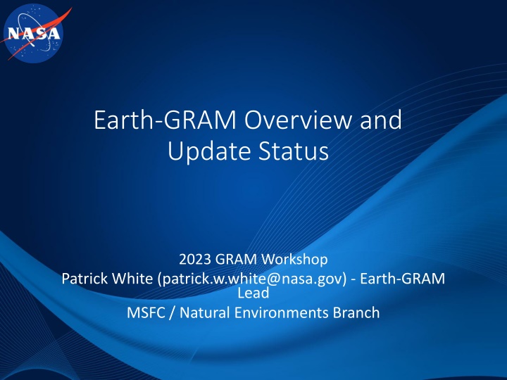Earth-GRAM Overview and Updates 2023