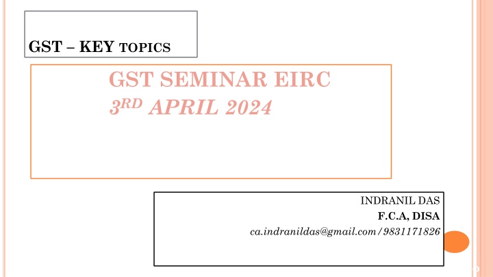 E-Way Bill Applicability and Practical Issues in GST