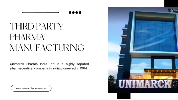 third party pharma manufacturing n.w