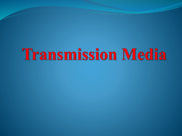 Transmission Media and Twisted Pair Cables in Communication
