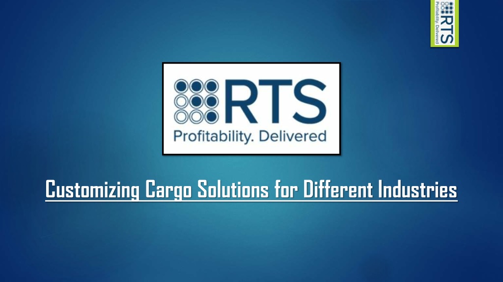 customizing cargo solutions for different l.w