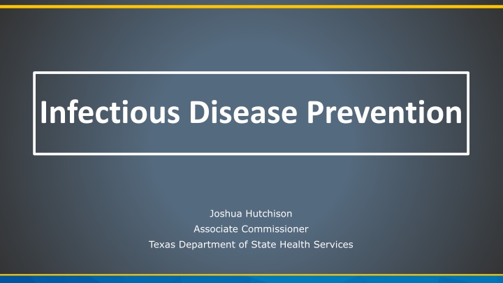 Update on Infectious Disease Prevention and H5N1 Vaccine Production