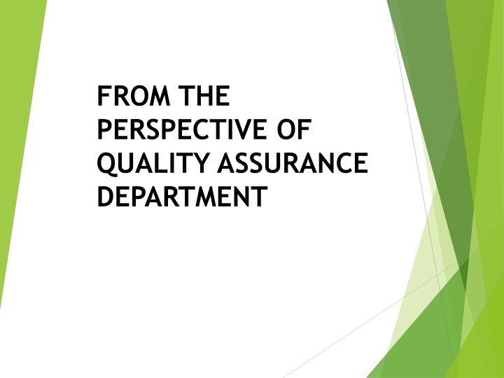 Comprehensive School Quality Assurance and Evaluation Process