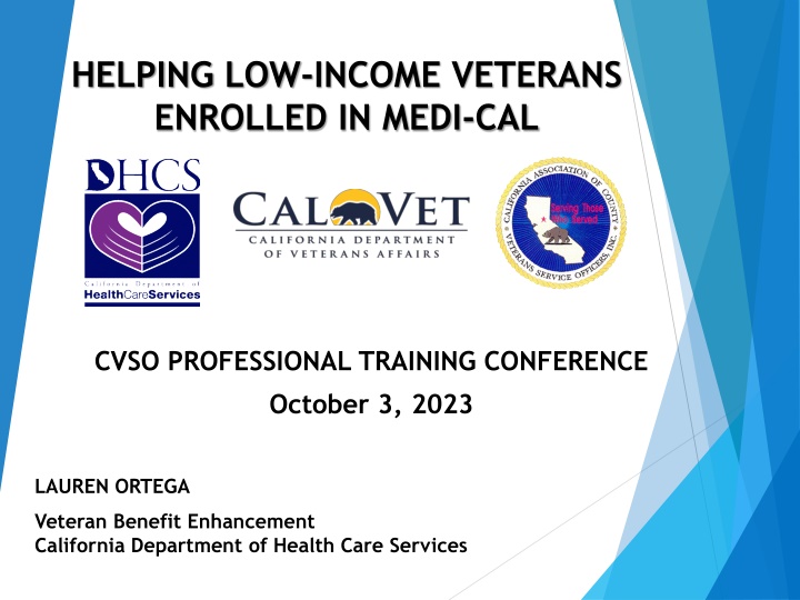 Support for Low-Income Veterans Enrolled in Medi-Cal