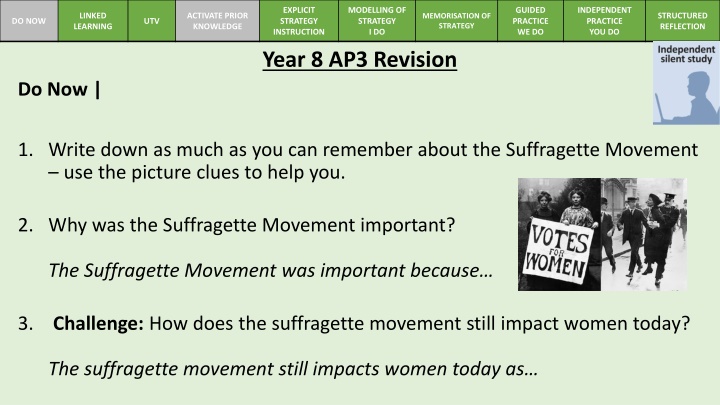 Historical Events and Movements in Educational Context