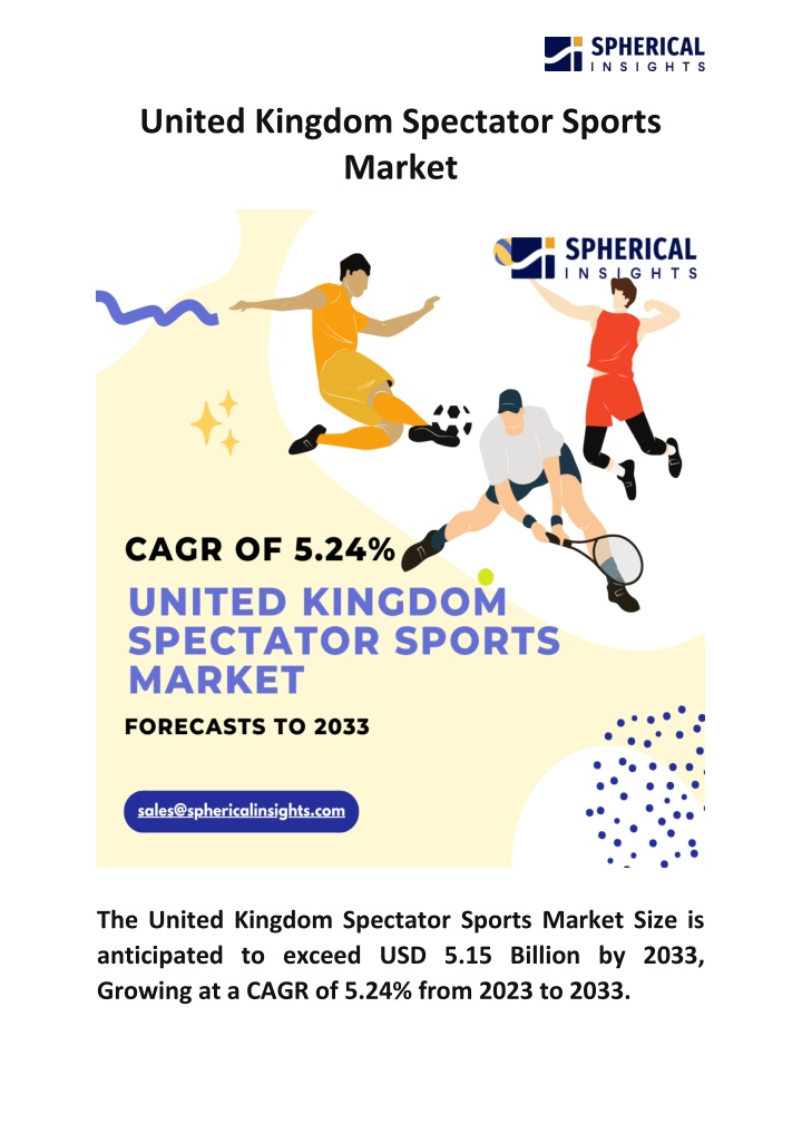 united kingdom spectator sports market n.w