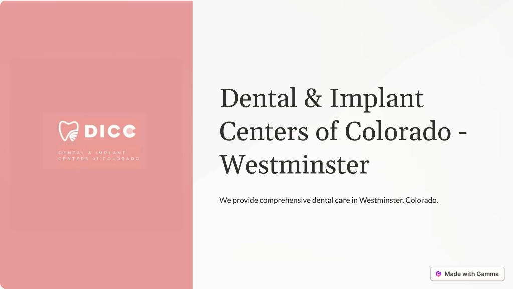 dental implant centers of colorado westminster l.w