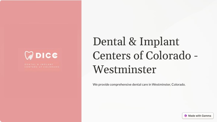 dental implant centers of colorado westminster n.w