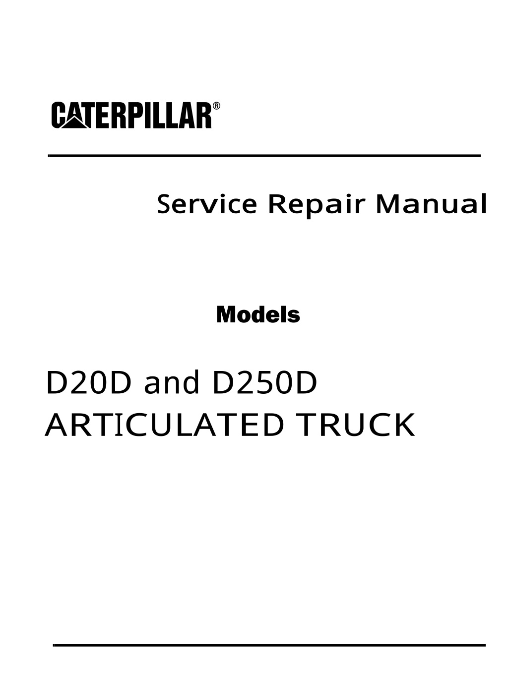 service repair manual l.w