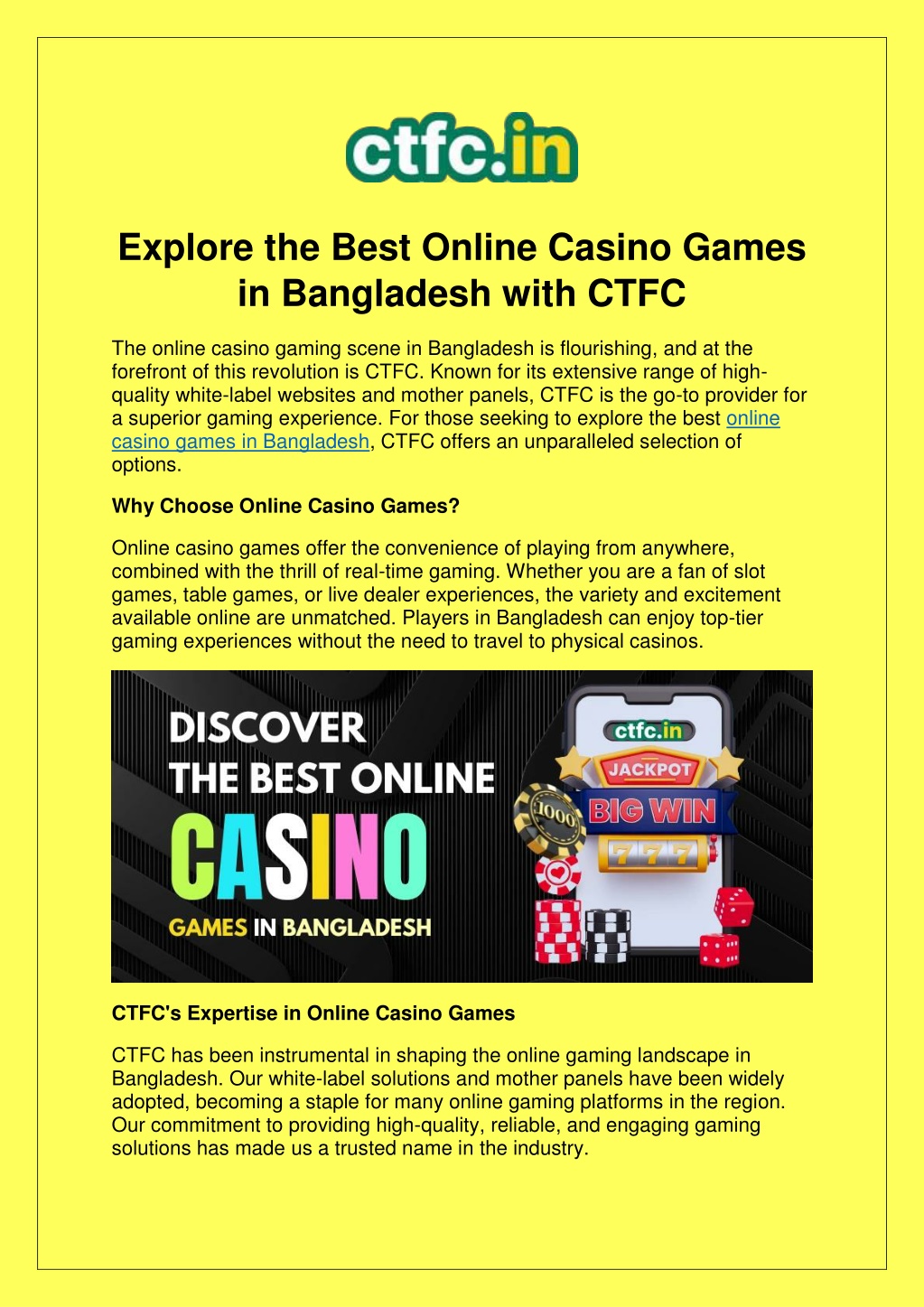 explore the best online casino games l.w