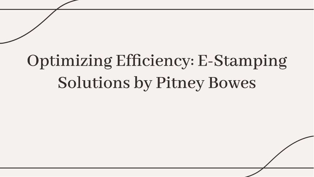optimizing efficiency e stamping solutions l.w