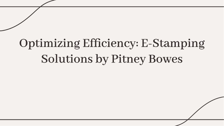 optimizing efficiency e stamping solutions n.w
