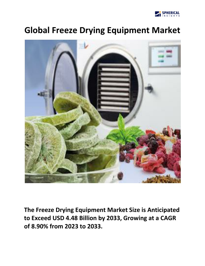 global freeze drying equipment market n.w