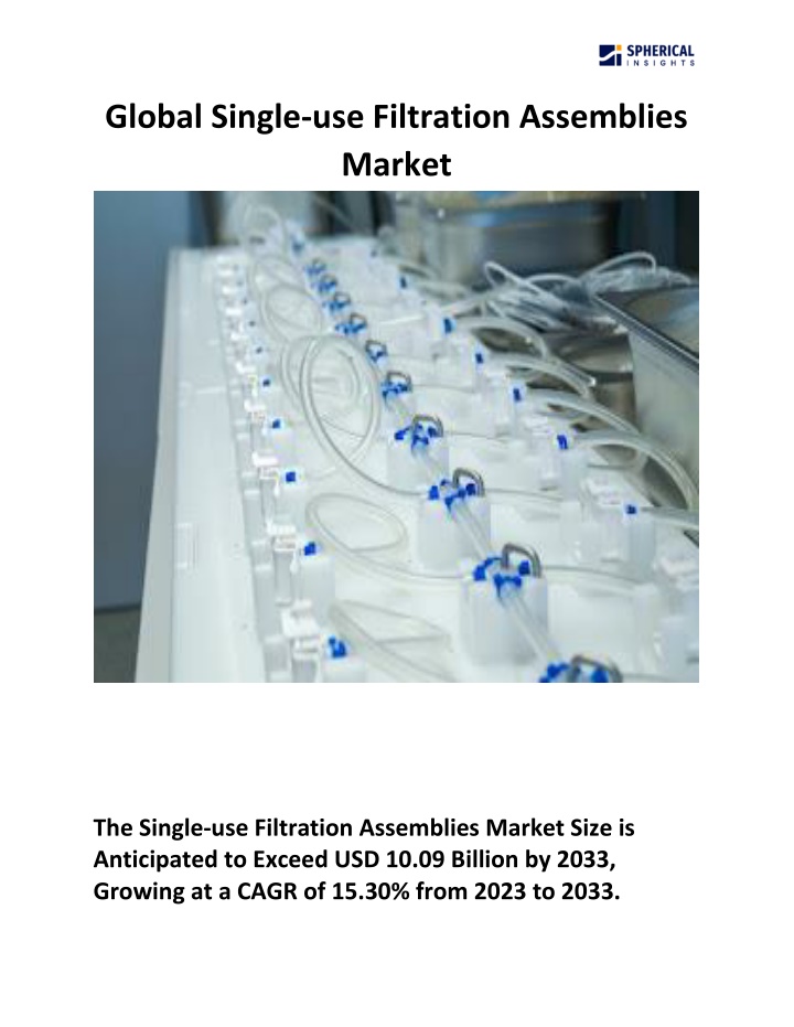 global single use filtration assemblies market n.w