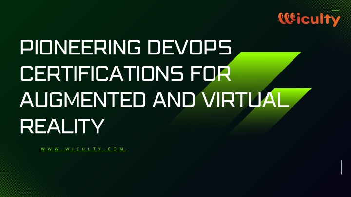 pioneering devops certifications for augmented n.w