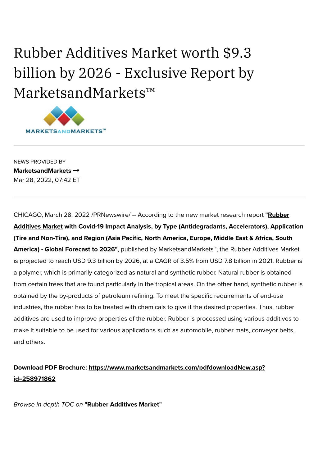 rubber additives market worth 9 3 billion by 2026 l.w