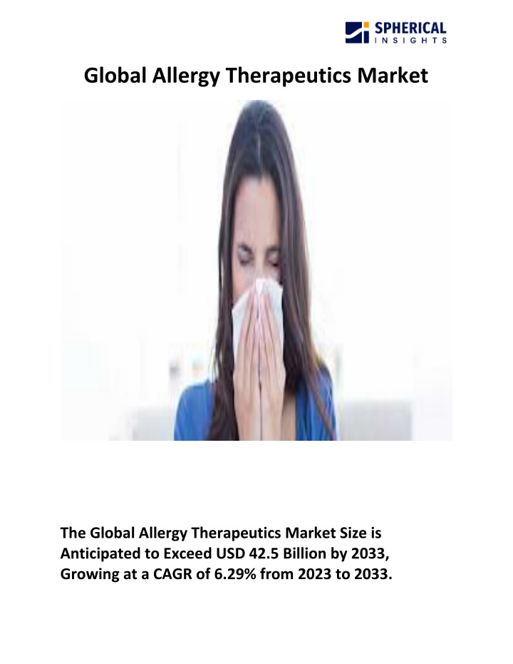 global allergy therapeutics market n.w