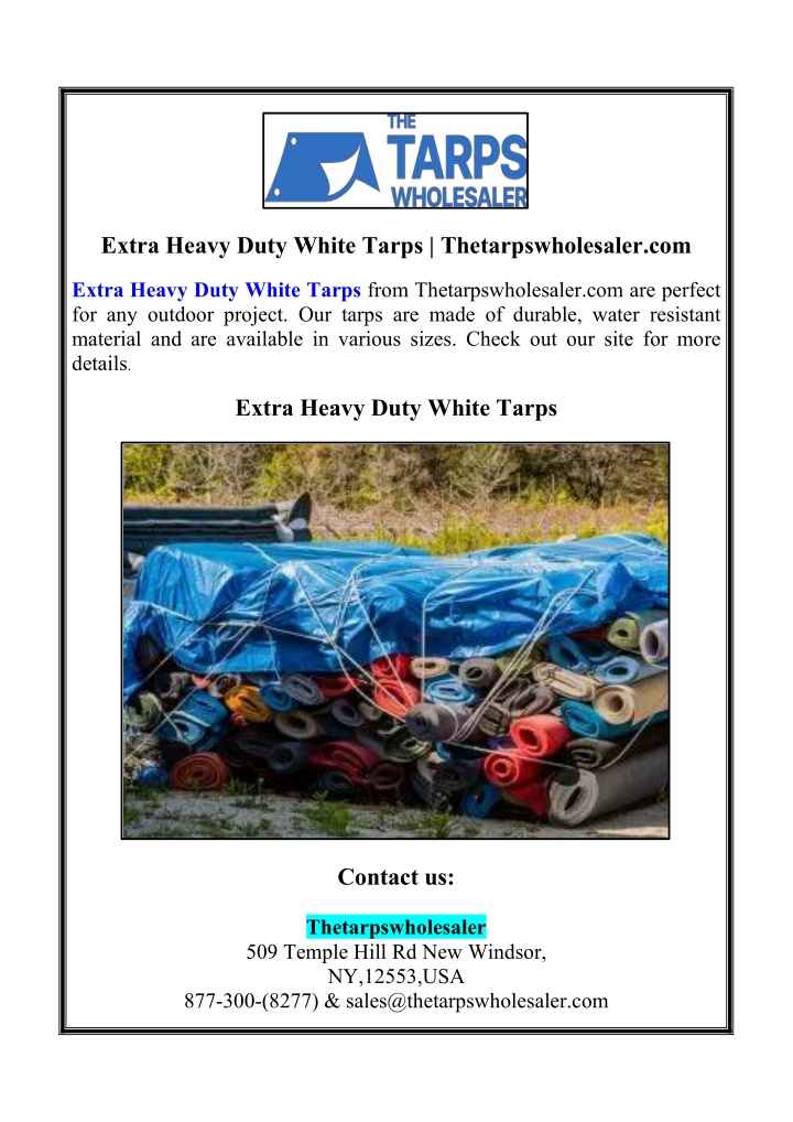 extra heavy duty white tarps thetarpswholesaler n.w