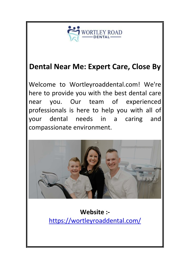 dental near me expert care close by n.w