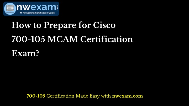 how to prepare for cisco n.w