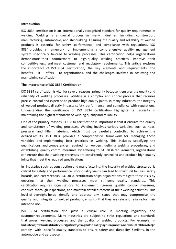 certification iso 3834