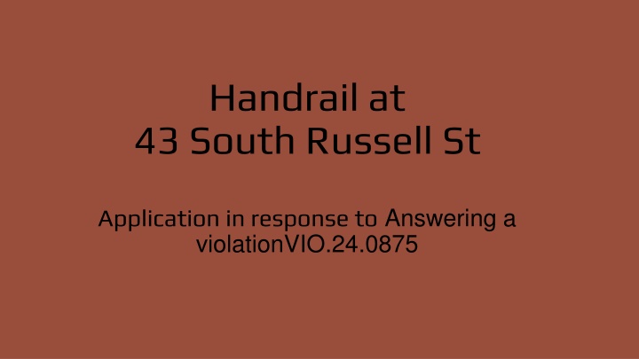 Enhancing Accessibility with Handrail Installations in the Neighborhood