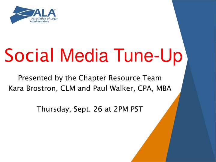 Social Media Tune-Up: Enhancing Your Chapter's Online Presence