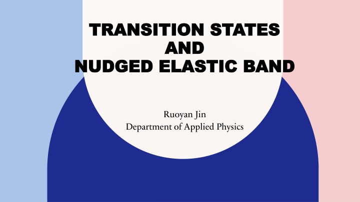 Transition States and Nudged Elastic Band in Applied Physics
