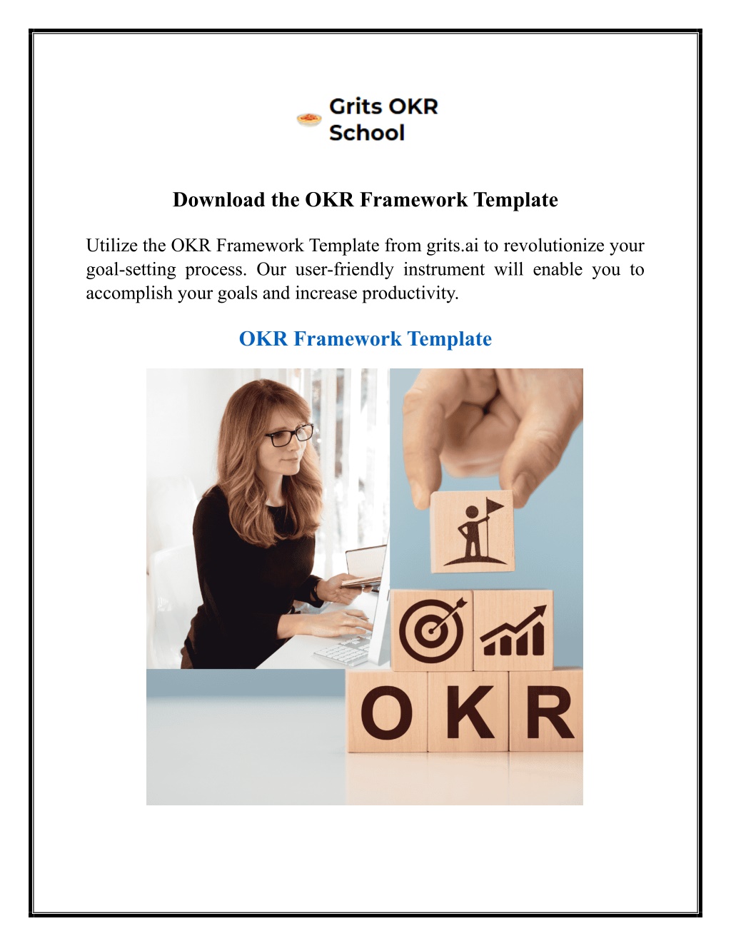 download the okr framework template l.w