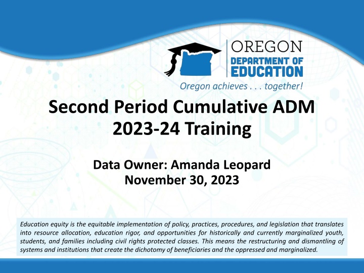 Education Equity Implementation and Audit Reminders
