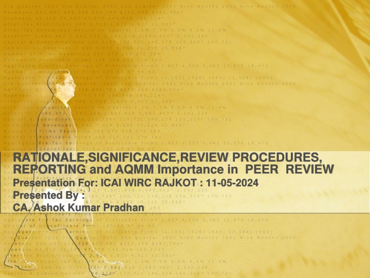 Importance of Peer Review in Enhancing Assurance Services and Regulatory Compliance