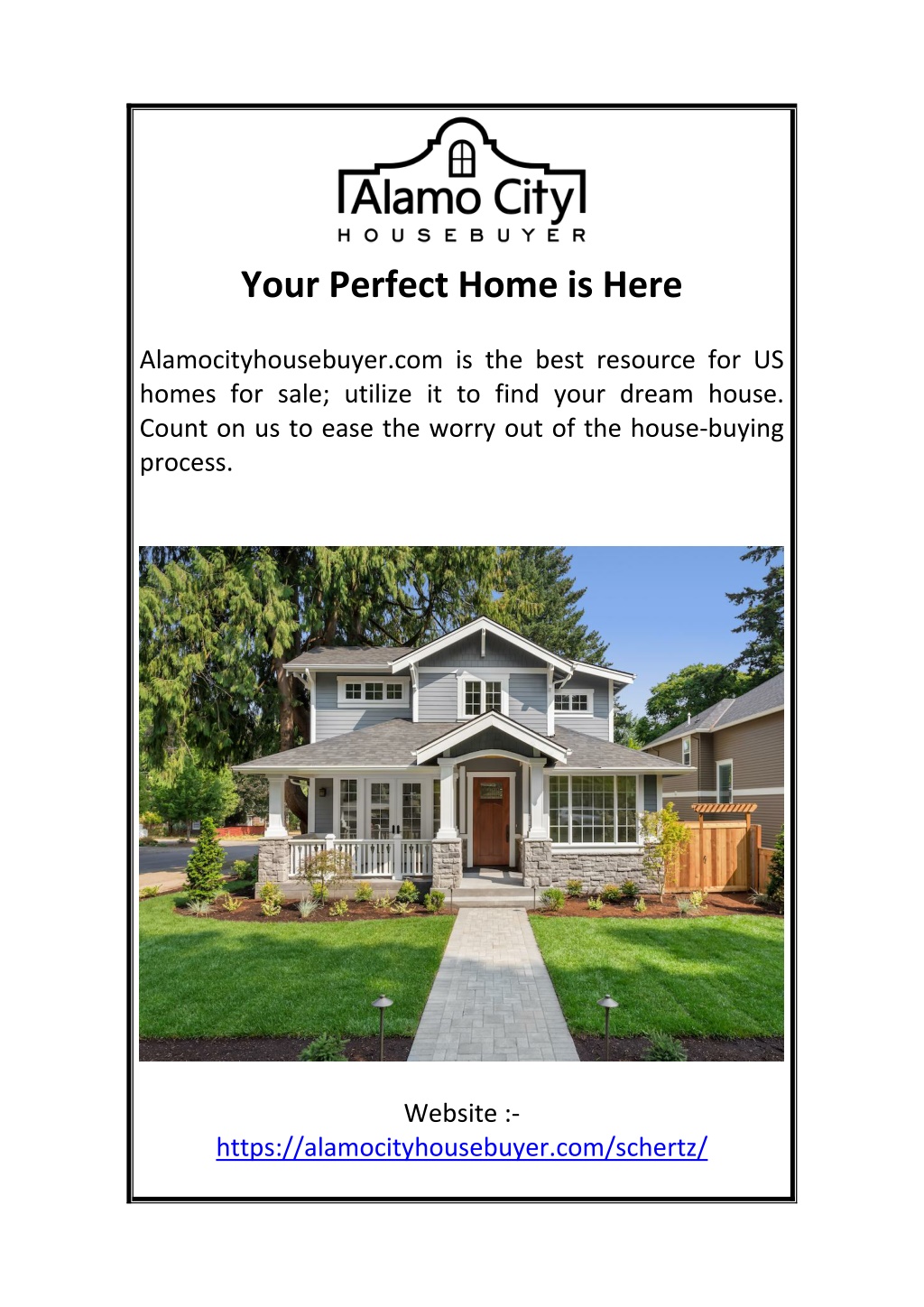 your perfect home is here l.w