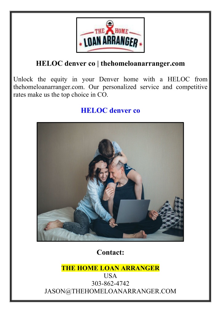 heloc denver co thehomeloanarranger com n.w