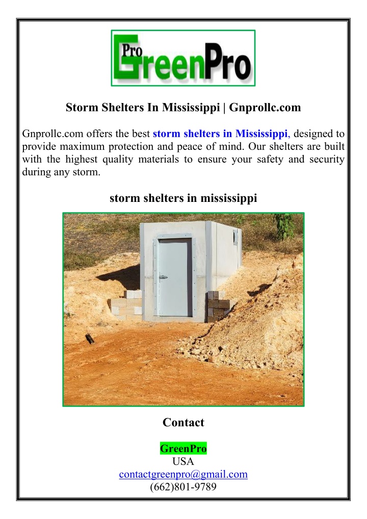 storm shelters in mississippi gnprollc com n.w