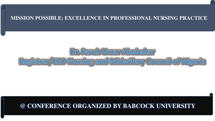 Cultivating Excellence in Professional Nursing Practice