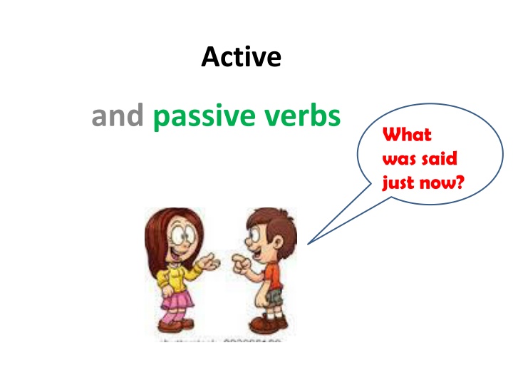 Active and Passive Verbs in English Sentences