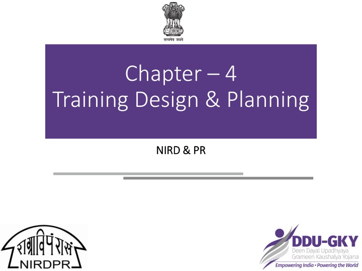 Implementing Effective Training Design and Planning Strategies