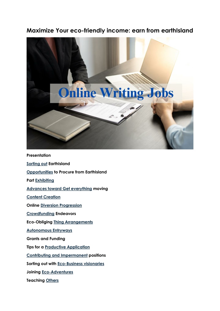 maximize your eco friendly income earn from n.w