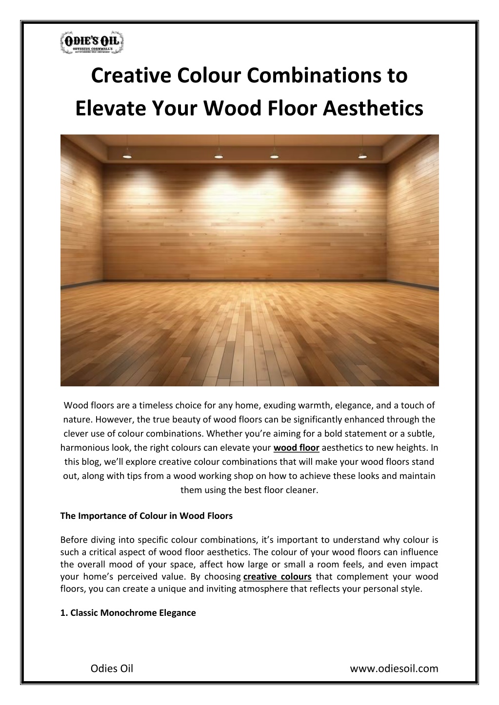 creative colour combinations to elevate your wood l.w