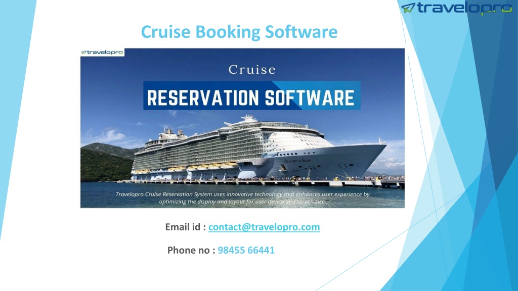 cruise booking software l.w