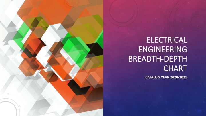 Electrical Engineering Course Depth Charts 2020-2021