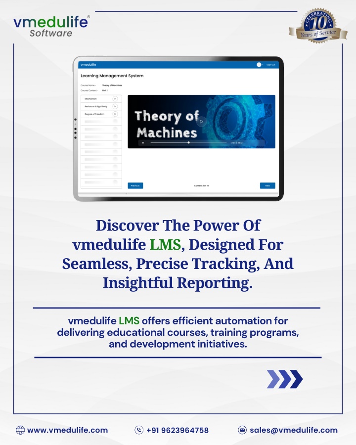 discover the power of vmedulife lms designed n.w