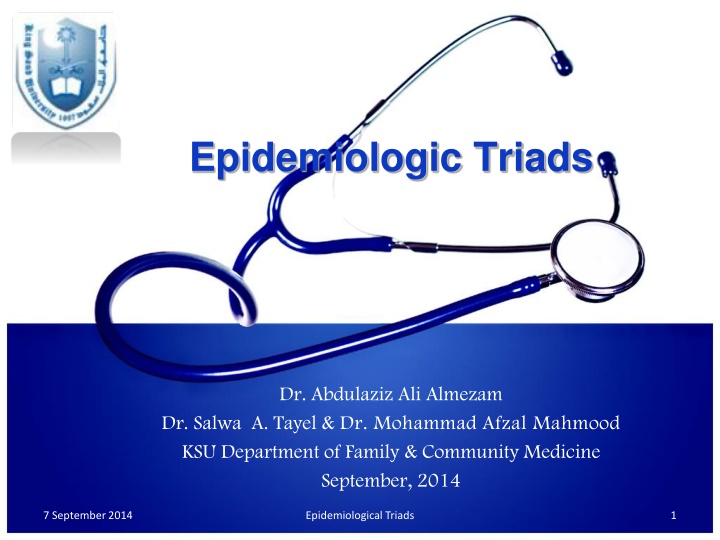 Epidemiologic Triads in Disease Causation